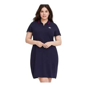 Hello Kitty x Torrid‎ Navy Short Sleeve Polo Tennis Dress NWT